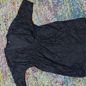 Torrid Black Lace Vneck Dress size 2